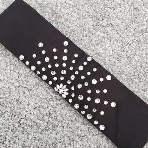 Sunrise Crystal Bandana by EZ-Wear BLK NWT